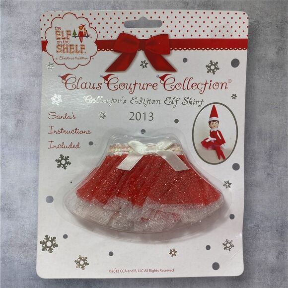 Elf Clothing Christmas Holiday Sparkle Skirt NEW 2013 Claus Couture - Picture 1 of 8